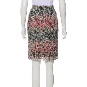 Missoni Wool Pencil Skirt - XS